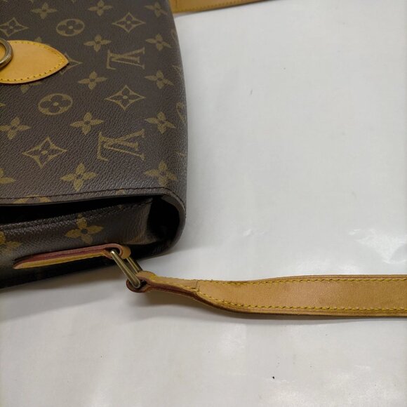 Authentic Louis Vuitton Saint Cloud GM Brown Monogram Shoulder Bag mn600-121325 - Picture 6 of 16